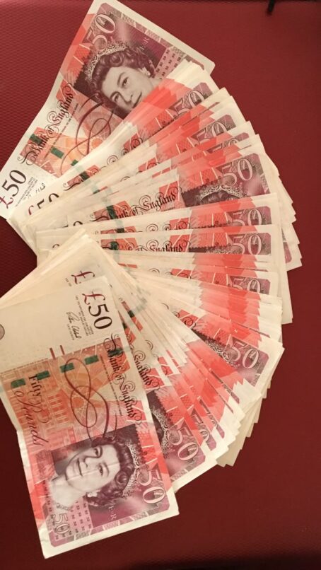 50£ pounds bank note   500€ for 5000€ bank note - Image 2