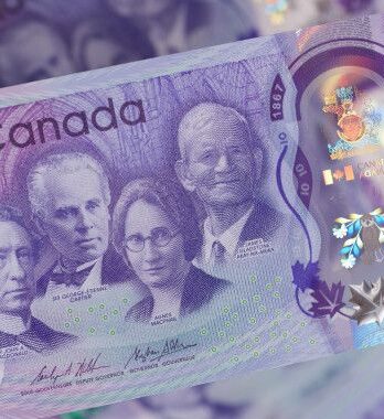10$  Canada  Dollars Banknotes 1000€ for  15000€ bank note