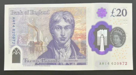 20£ pounds banknote  1000€ for  10000€ banknote