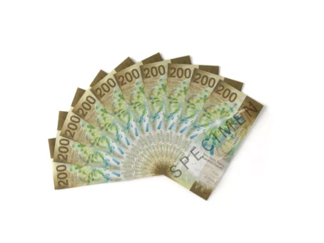 200CHF Swiss Franc bank note   500€ for 5000€ bank notes - Image 2