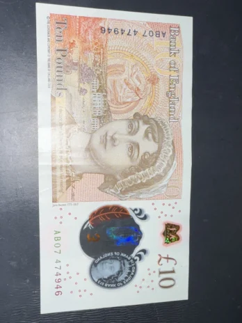 10£  Pound Note      500€ for 5000€ Banknote